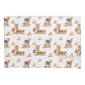 Kunstpatroonliefhebbers in de herfst kussensloop (Voorkant)