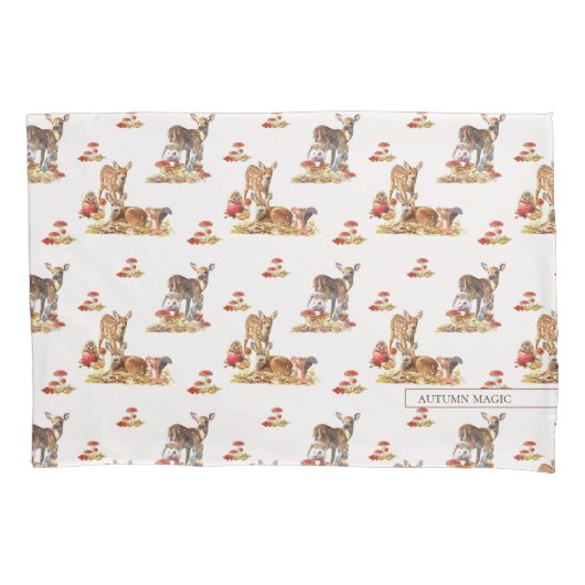 Kunstpatroonliefhebbers in de herfst kussensloop (Voorkant)