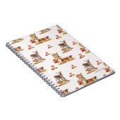 Kunstpatroonliefhebbers in de herfst notitieboek (Rechterzijde)