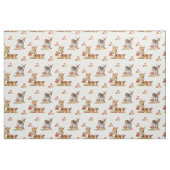 Kunstpatroonliefhebbers in de herfst stof (Fat Quarter)