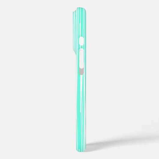 Kunstpatroonontwerp in Mint Case-Mate iPhone Case (Achterkant / Links)