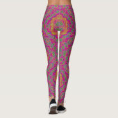 Kunstpatroonontwerp Leggings (Achterkant)