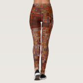 Kunstpatroonontwerp Leggings (Achterkant)