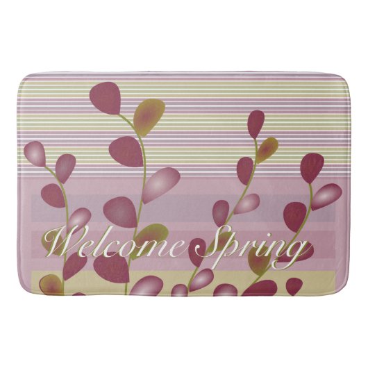 Kunstpatroonontwerp met knoppen badmat (Voorkant)