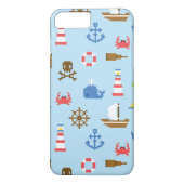Kunstpatroonpatroon Pixel Zee Case-Mate iPhone Case (Achterkant)