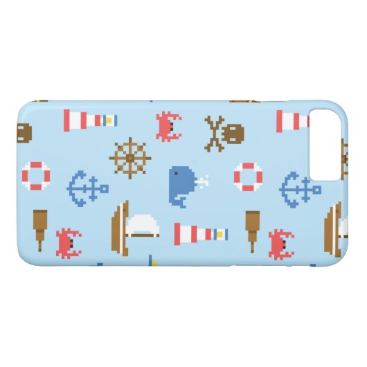 Kunstpatroonpatroon Pixel Zee Case-Mate iPhone Case (Achterkant (Horizontaal))