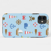 Kunstpatroonpatroon Pixel Zee Case-Mate iPhone Case (Achterkant (horizontaal))