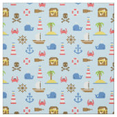 Kunstpatroonpatroon Pixel Zee Stof (Swatch)