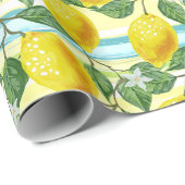 Kunstpatroonschilderij Cute Mediterranean Summer L Cadeaupapier (Rol Hoek)