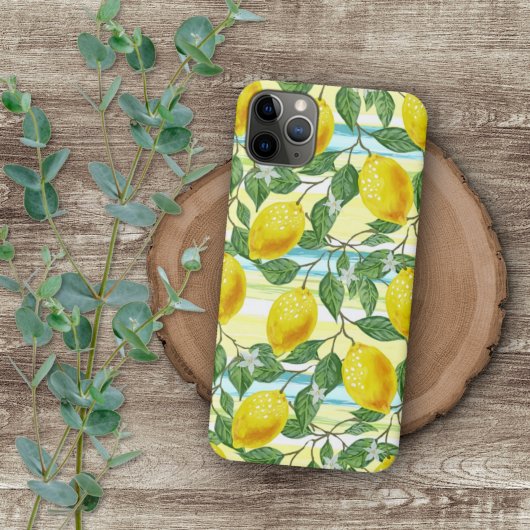 Kunstpatroonschilderij Cute Mediterranean Summer L iPhone Hoesje