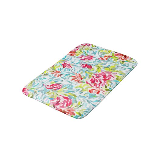 Kunstpatroonschilderingen voor Funky Summer Colors Badmat (Gekanteld)