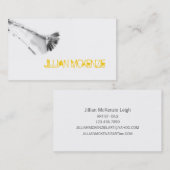 Kunstpenseel Visitekaartje (Voorkant / Achterkant)