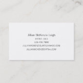 Kunstpenseel Visitekaartje (Achterkant)