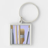 Kunstpenselen Premium-Sleutelhanger Sleutelhanger (Voorkant)