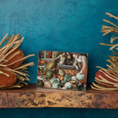 kunstplak "Marktscène" Fotoplaat (Zijkant)
