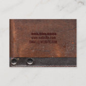 Kunstportfolio Visitekaartje (Achterkant)