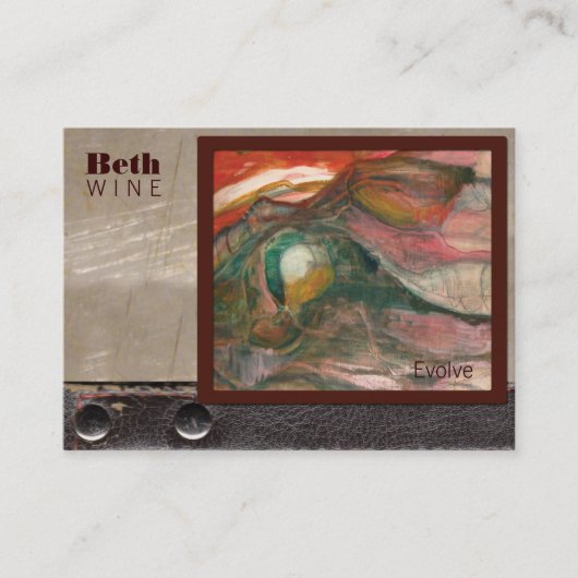 Kunstportfolio Visitekaartje (Voorkant)