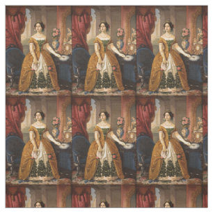 Kunstportret, aangepast materiaal stof