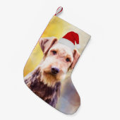 Kunstportret voor de kerstkerstkerstkerstkerstman  kleine kerstsok (Voorkant (Hangend))