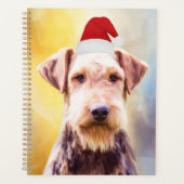 Kunstportret voor de kerstkerstkerstkerstkerstman  planner (Voorkant)
