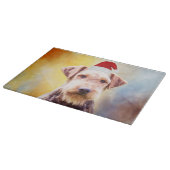 Kunstportret voor de kerstkerstkerstkerstkerstman  snijplank (Hoek)