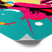 Kunstportret voor pop - Levendige Poster voor vrou (Hoek)