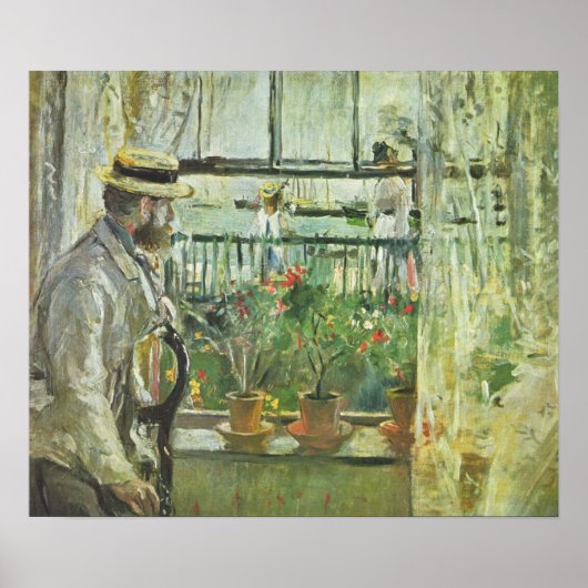 Kunstposter "Eugene Manet" van Monisot Poster (Voorkant)