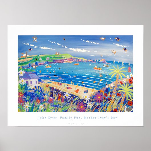 KunstPoster: Gezinsveeg, Moeder Ivey's Bay Cornwal Poster (Voorkant)
