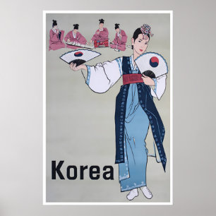 Kunstposter Korea Azië Reis Poster Zuid-Korea