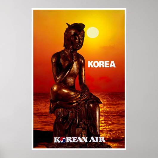 Kunstposter Korea Koreaans Reisposter Poster (Voorkant)