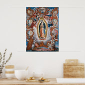Kunstposter "Maagd of Guadalupe" Poster (Keuken)