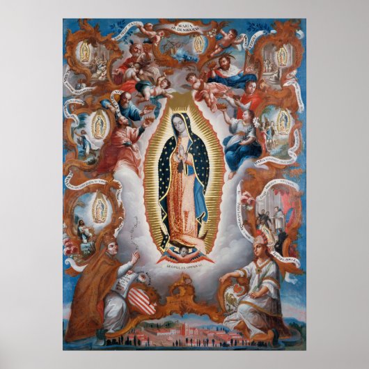 Kunstposter "Maagd of Guadalupe" Poster (Voorkant)