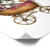 Kunstposter met edele uitstraling poster (Hoek)