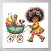 Kunstposter met edelmetaal poster (Voorkant)