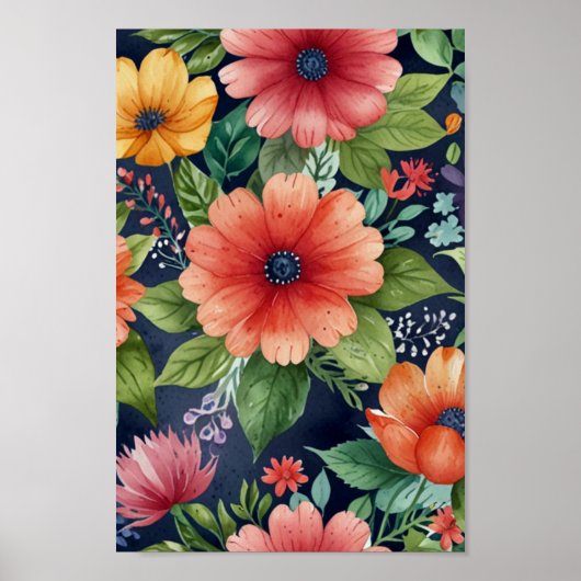 Kunstposter met vintage charme poster (Voorkant)