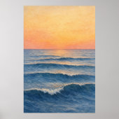 Kunstposter met waterverf in zwelling van de dager poster (Voorkant)