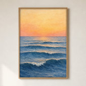 Kunstposter met waterverf in zwelling van de dager poster