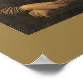 Kunstposter Monalisa uit het verleden Poster (Hoek)