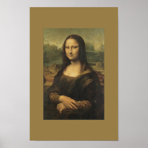 Kunstposter Monalisa uit het verleden Poster