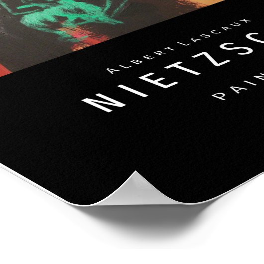 Kunstposter "NIETZSCHE" Poster (Hoek)