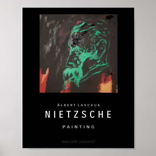 Kunstposter "NIETZSCHE" Poster (Voorkant)