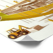 Kunstposter - project Banaan: architectuur en Poster (Hoek)