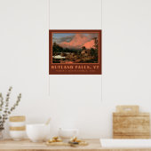 Kunstposter "Rutland Herfsten" van de kerk Poster (Keuken)