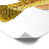 KunstPoster voor de regenboogforel van Kern Poster (Hoek)