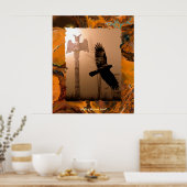 KunstPoster voor vliegende staafjes en staarten Poster (Keuken)