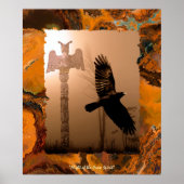 KunstPoster voor vliegende staafjes en staarten Poster (Voorkant)