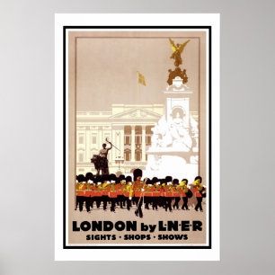 Kunstposterprint Londen door L.N.E.R Poster