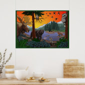 KunstPosters en Prints van het Canadese wilde Kind (Keuken)