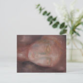 Kunstpostkarte "Frau in Rot" Briefkaart (Staand voorkant)
