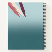 Kunstpotloden in zoete kleuren notitieboek (Achterkant)